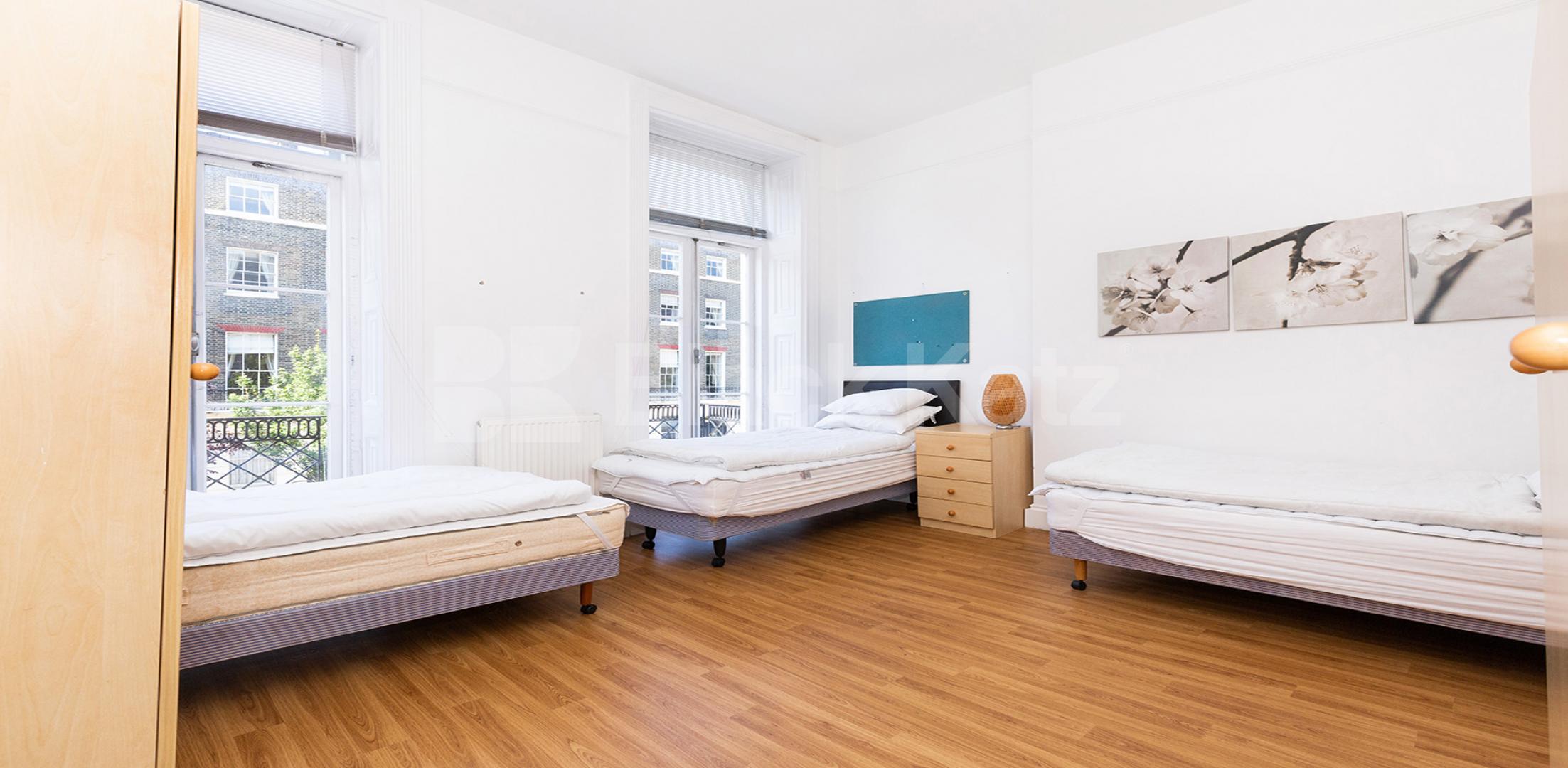 			NEW INSTRUCTION!, 3 Bedroom, 1 bath, 1 reception Flat			 Bedford Place, BLOOMSBURY